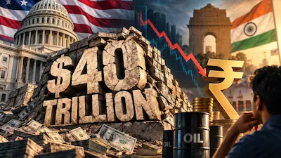 US National Debt Crosses $40 Trillion: How It Could Affect the Indian Rupee, Markets and Household Expenses