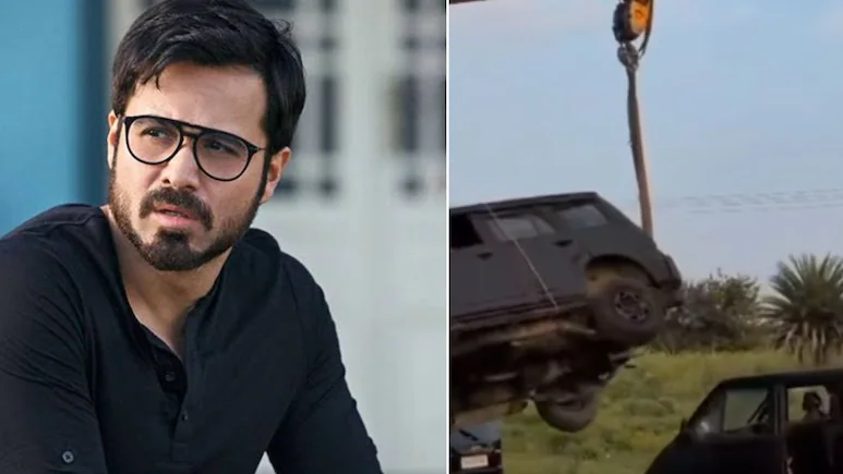 Emraan Hashmi Escapes Injury During Gunmaaster G9 Shoot as Suspended Car Flips in Action Scene