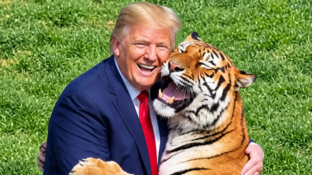 Trump Faces Backlash Over AI Tiger Video After Death of British Man William Chapman