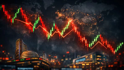 Sensex Sheds 143 Points as Nifty Slips Below 22,850; IT Stocks Defy Market Weakness