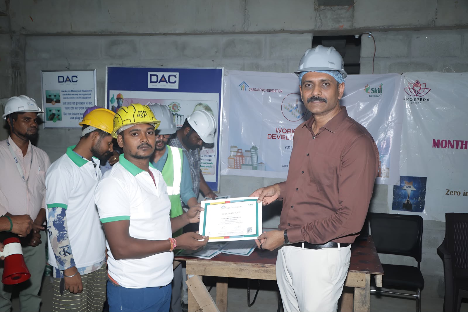 CREDAI CSR Foundation Strengthens India’s Construction Workforce, Trains 200+ Workers at DAC Developers’ Chennai Projects