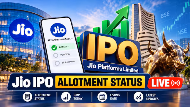 Jio Platforms IPO Allotment Today: Issue Subscribed 22 Times as GMP Signals Potential 22% Listing Premium