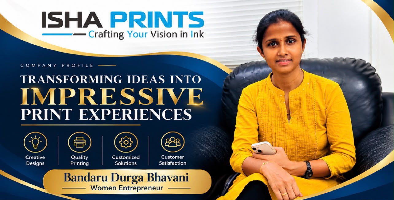 Bandaru Durga Bhavani founder of Isha Prints in Hyderabad