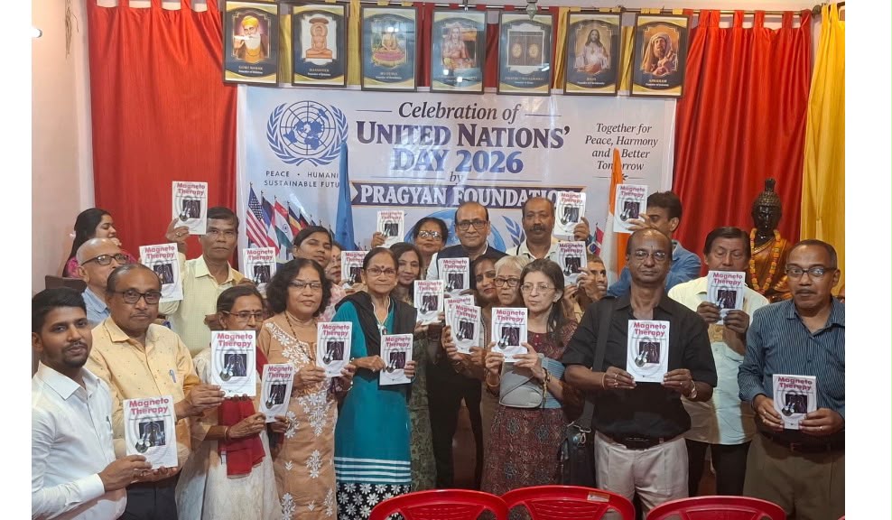 Pragyan Foundation Celebrates United Nations Day with World Peace Meditation, Pledge for Inner Peace, Purpose-Discovery Workshop and Magnetic Healing Book Distribution at Pragyan Bhawan
