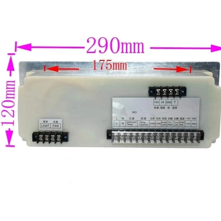 XM18D Incubator Temperature & Humidity Controller, 0-99°C, Multi-Output, Egg-Turning, Alarm for Egg Hatchery