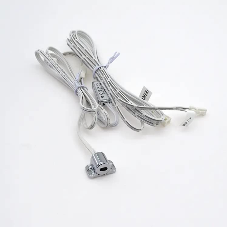 DC Single Door Wardrobe Sensor Switch, Auto ON/OFF, DC 12-24V, 120W, 7-9cm, 120� for Almirah Cabinet LED Strip