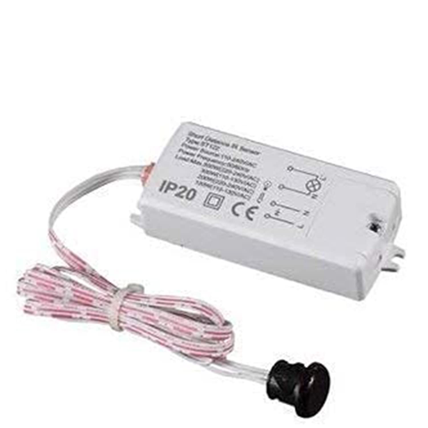 Hand Wave Gesture Sensor Switch, IR Touchless ON/OFF, 220-240V, 800W, 5-6cm for Mirror Bathroom Wardrobe Light