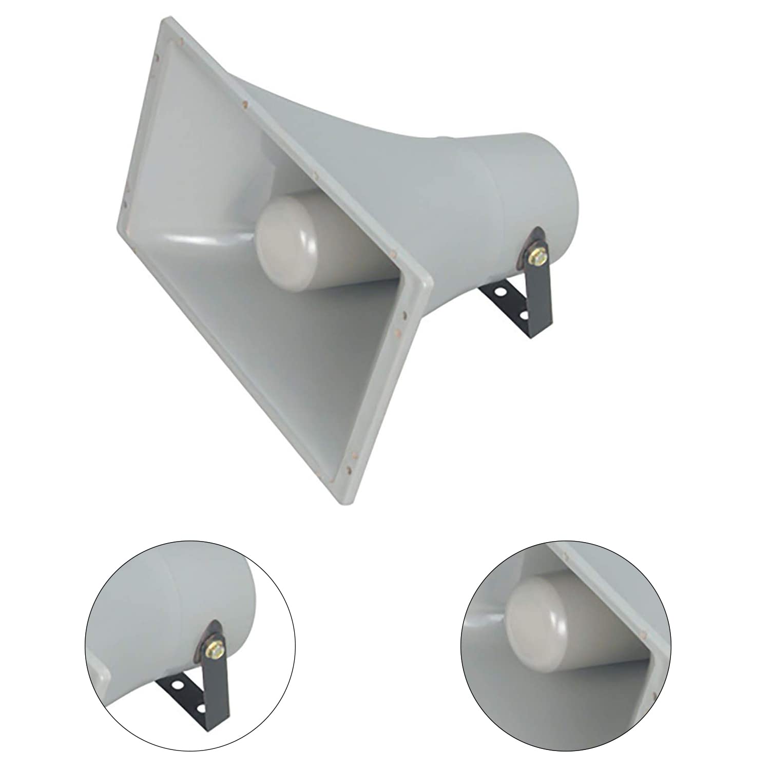 High-Power Electronic Siren Hooter, 120dB Extra Loud, Spray-Proof, 220V AC, M.S. Mount for Industrial Outdoor