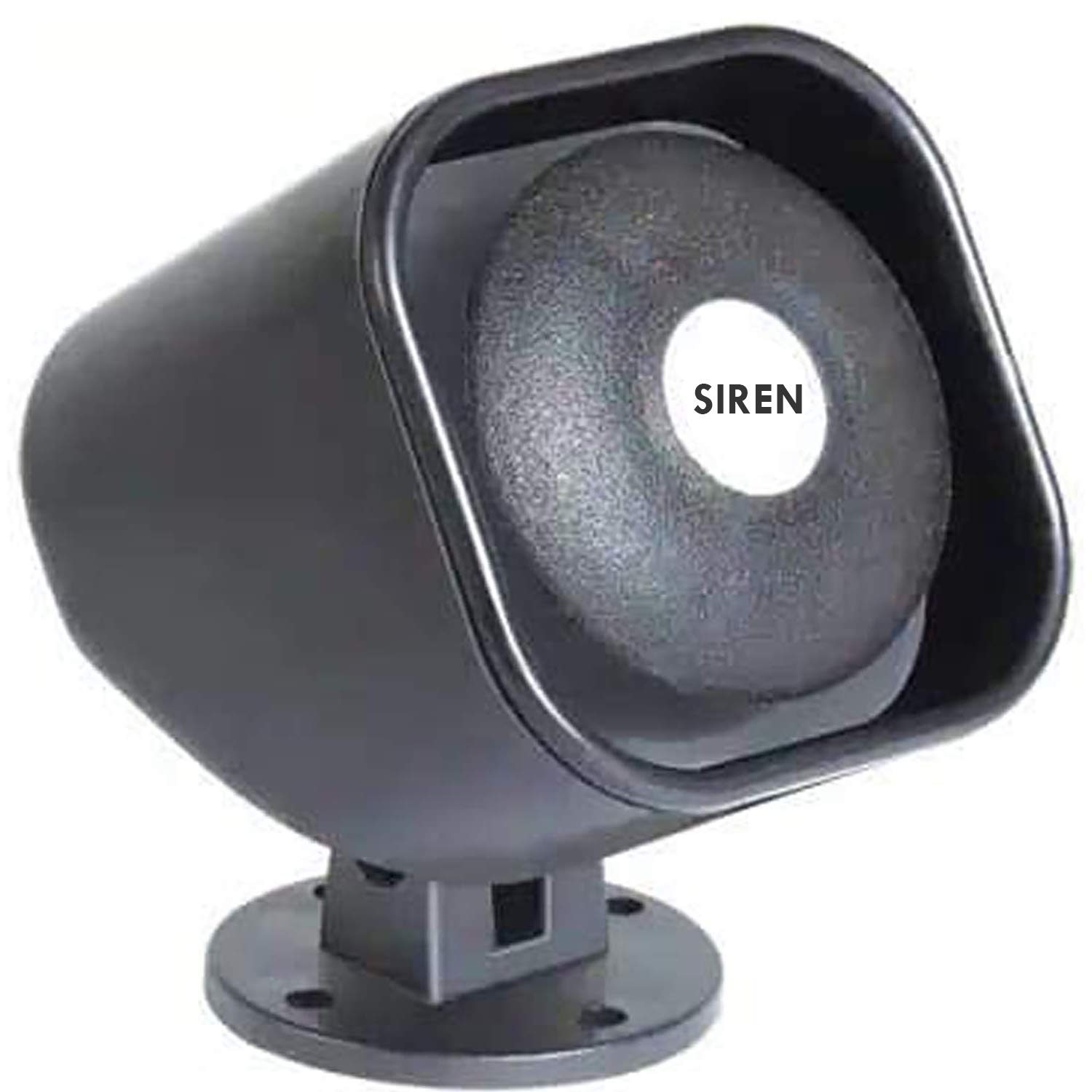 Piezo Siren Hooter, 110dB Compact Alarm, 220V AC, Low Current, Custom Tones for Security Home Shop Office