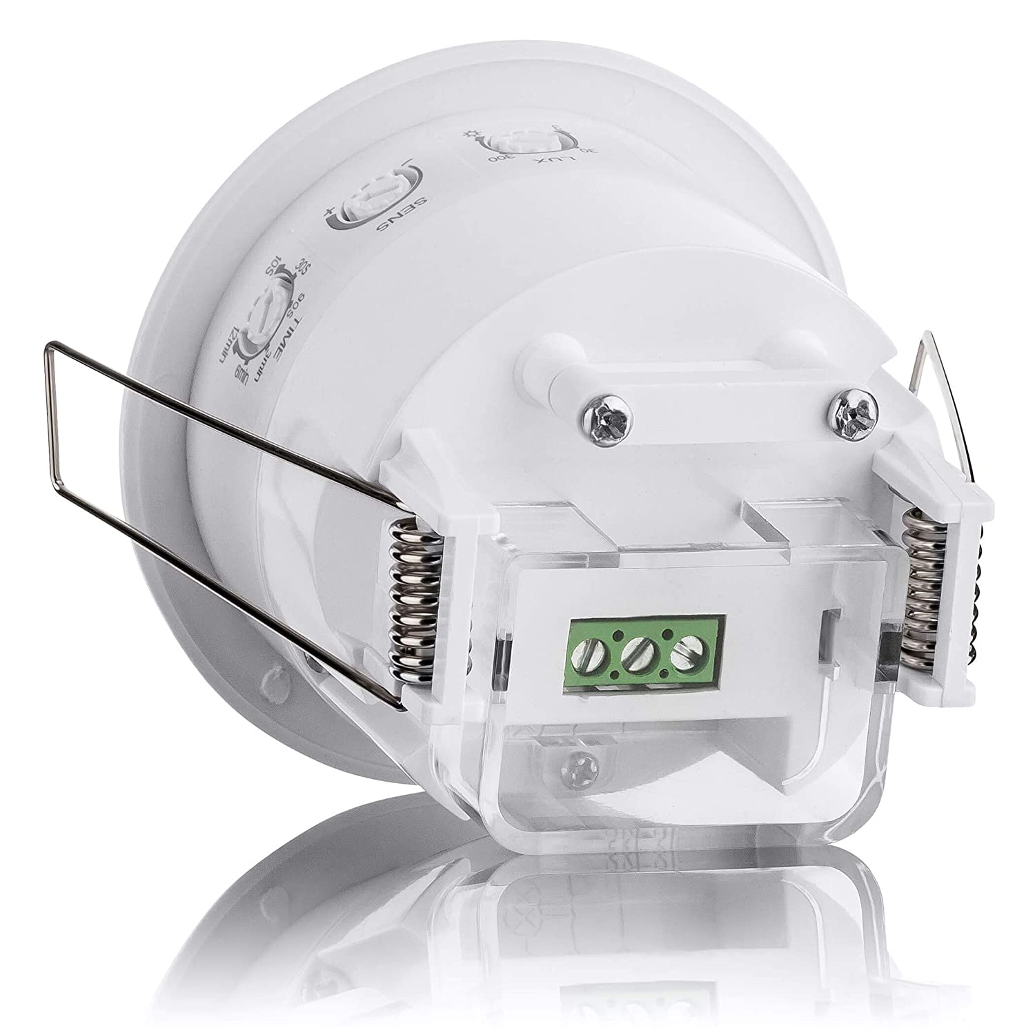 5.8GHz Microwave Radar Motion Sensor Switch, 360°, 1-8m, 1200W, Easy Ceiling Install, Adjustable Delay AC 220V