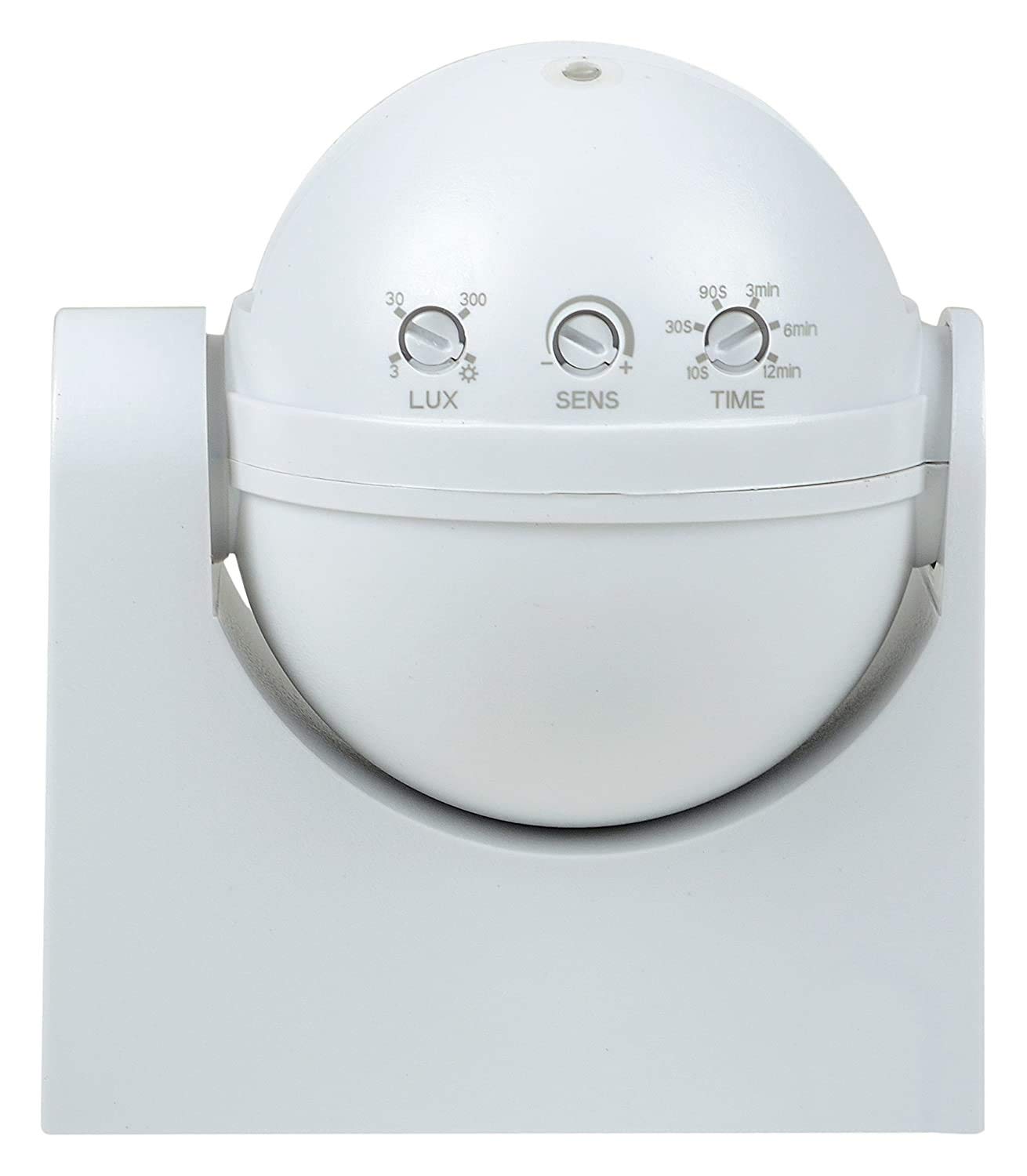 5.8GHz Microwave Radar Motion Sensor Switch, 360°/180°, 5-15m, 1200W, Adjustable Delay for Corridor Hallway