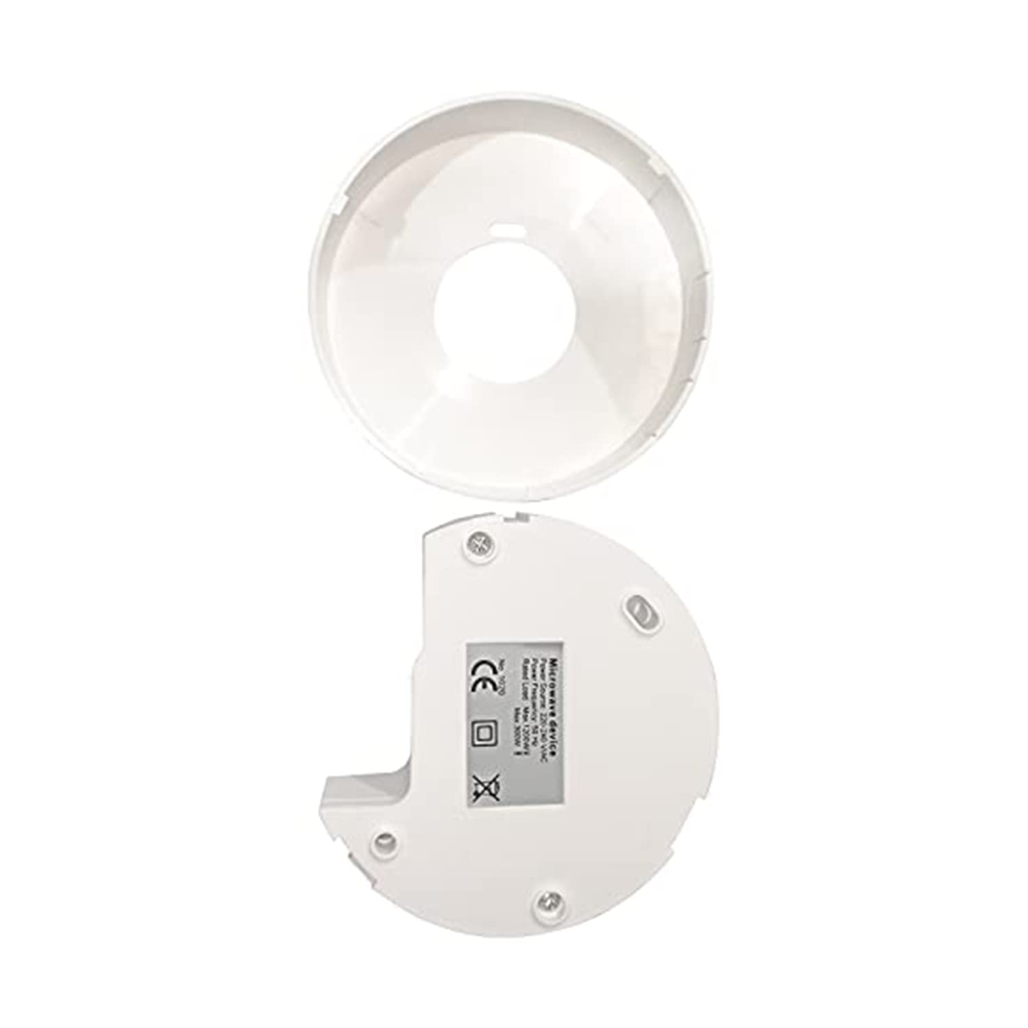 5.8GHz Microwave Radar Motion Sensor Switch, 360°, 1-8m, 1200W, Day Night Auto, AC 220-240V Wall/Ceiling
