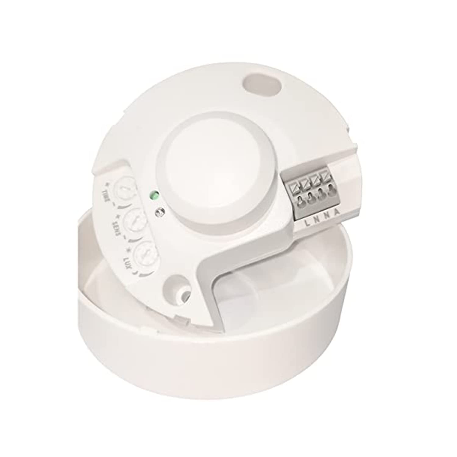 5.8GHz Microwave Radar Motion Sensor Switch, 360°, 1-8m, 1200W, Day Night Auto, AC 220-240V Wall/Ceiling