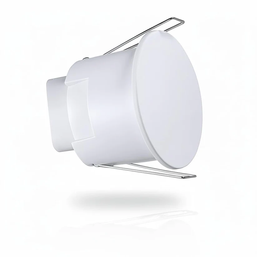 24GHz Radar Presence Sensor Switch, 360°, Detects Breath & Micro-Movement, IP54, 3-4.5m, 1200W, for Office