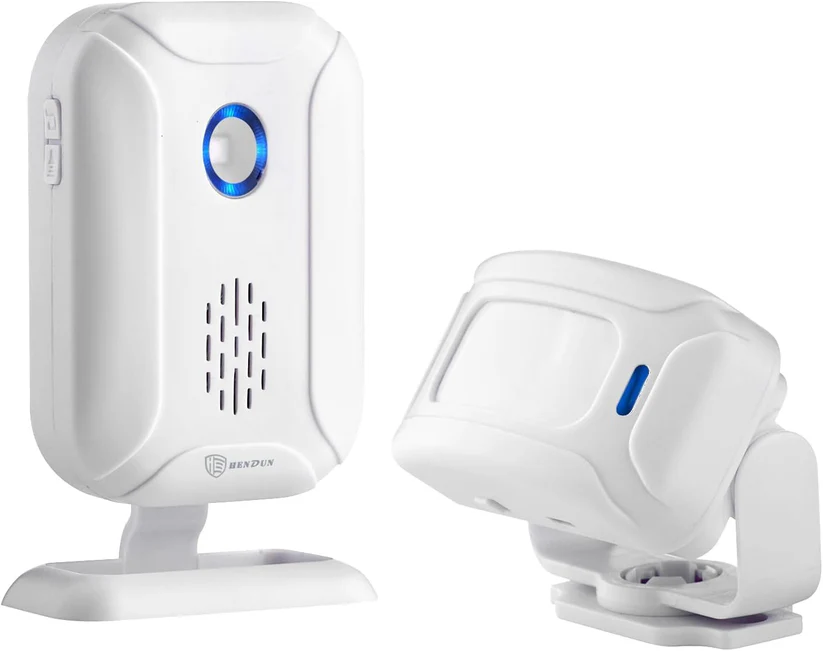 Wireless PIR Motion Sensor Alarm & Door Chime, 85dB, Multi-Melody, Entry Alert for Home Shop Store Visitor