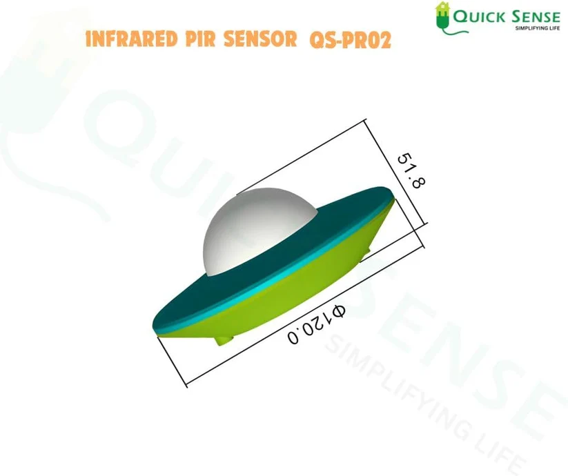 360° Presence Sensor Switch, Adjustable 3-20m, 2000W, 30min Delay, Day Night Auto, AC 220-240V for Warehouse