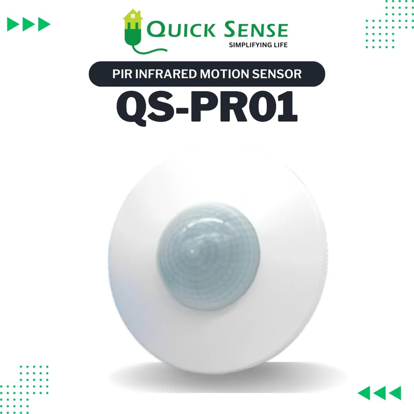 360° Presence Sensor Switch, Adjustable 3-20m, 2000W, 30min Delay, Day Night Auto, AC 220-240V for Warehouse