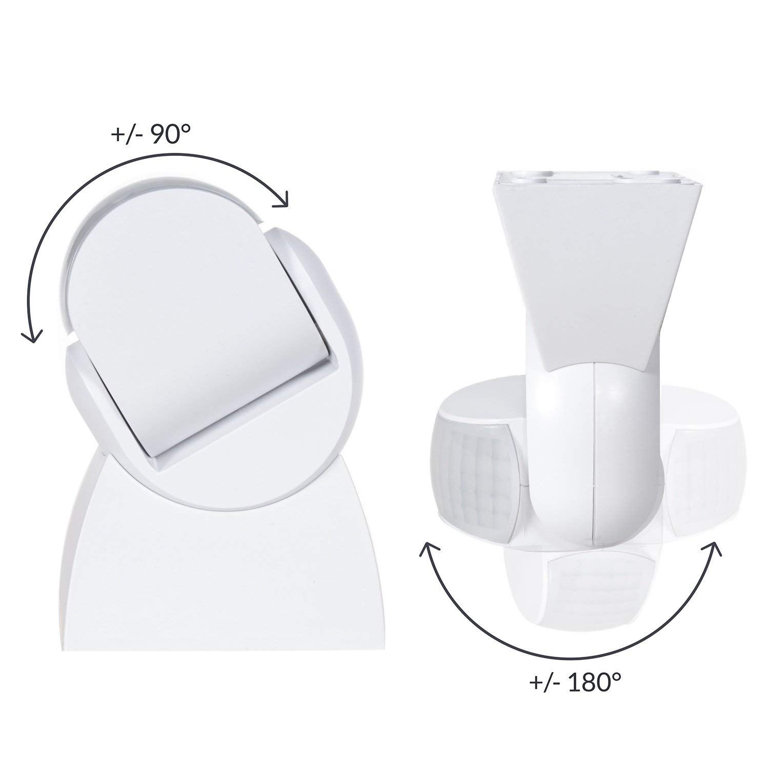 Outdoor Wall PIR Motion Sensor Switch, IP65 Waterproof, 180° 12m, Extended Delay, 1200W, AC 220-240V Garden