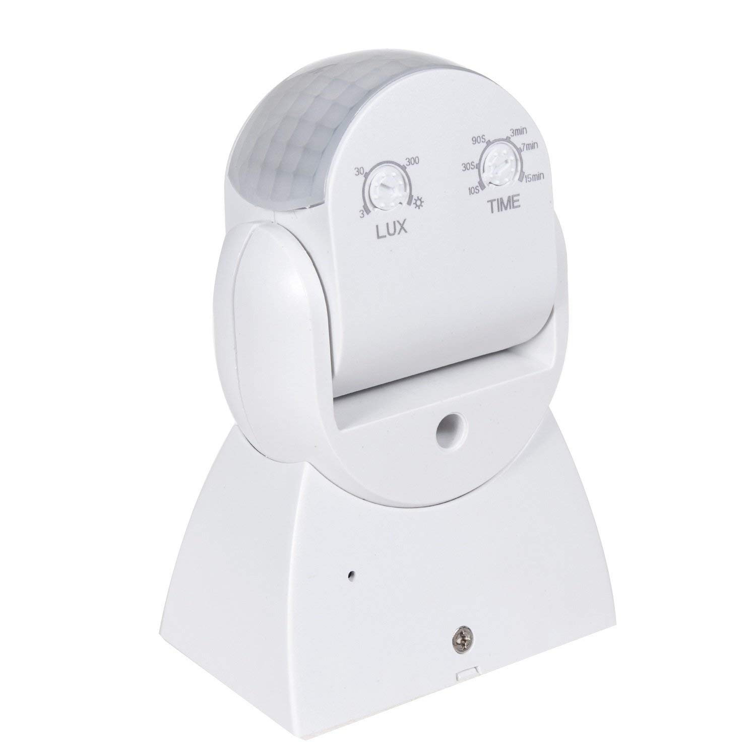 Outdoor Wall PIR Motion Sensor Switch, IP65 Waterproof, 180° 12m, Extended Delay, 1200W, AC 220-240V Garden