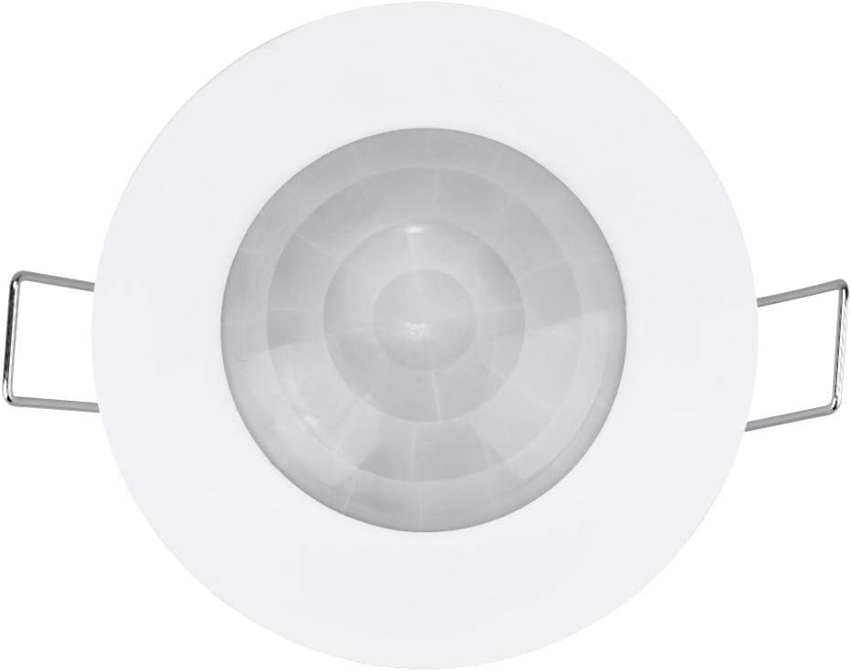 360° Ceiling PIR Motion Sensor Switch, 8m, 1200W, Day Night Auto, Adjustable Delay, AC 220-240V for LED Lights