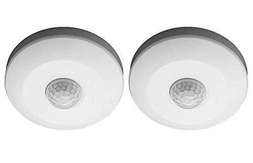 360° Ceiling PIR Motion Sensor Switch, 6m, 100W, Day Night Auto, Adjustable Time Delay, AC 220-240V LED Lights