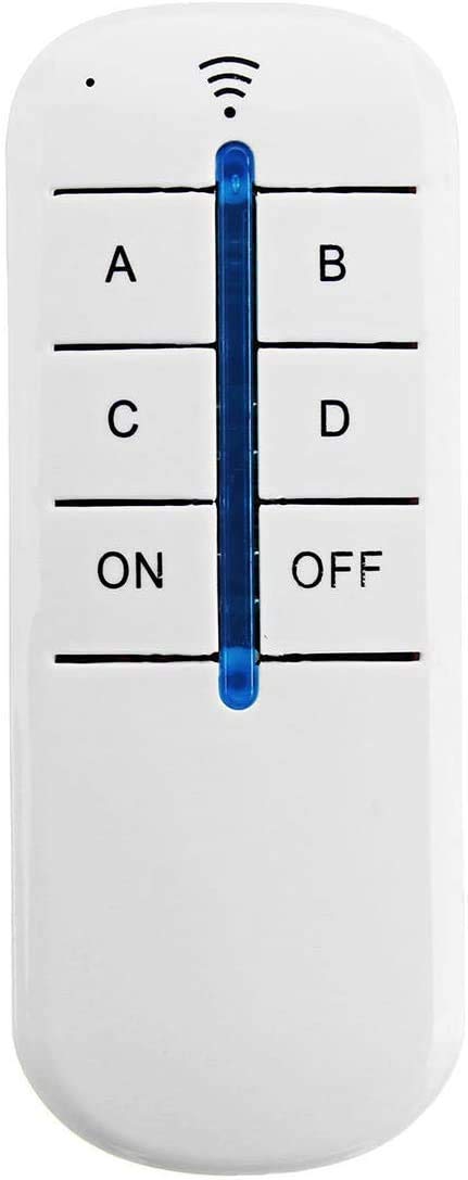 RF Wireless Remote Control Switch, Multi-Channel, 20m+ Range Through Walls, for Fan Lamp Lights Home Office