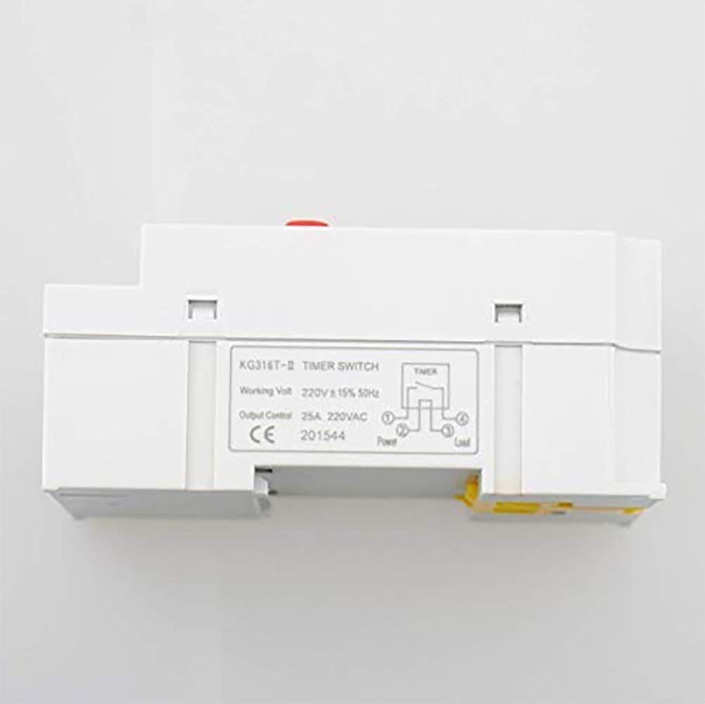 Digital Programmable Timer Switch, 12-240V AC/DC, Volt-Free, 16 Programs, Battery Backup, DIN/Panel/Plug Mount