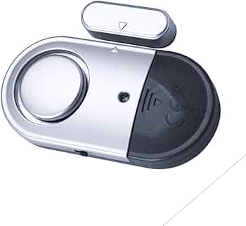 Door Window Alarm, Magnetic Contact Sensor, 120dB Loud Siren, ON/OFF, Adhesive, Anti-Theft for Home Shop