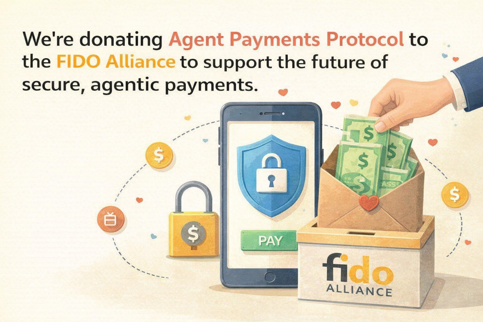 We’re donating Agent Payments Protocol to the FIDO Alliance to support the future of secure, agentic payments.