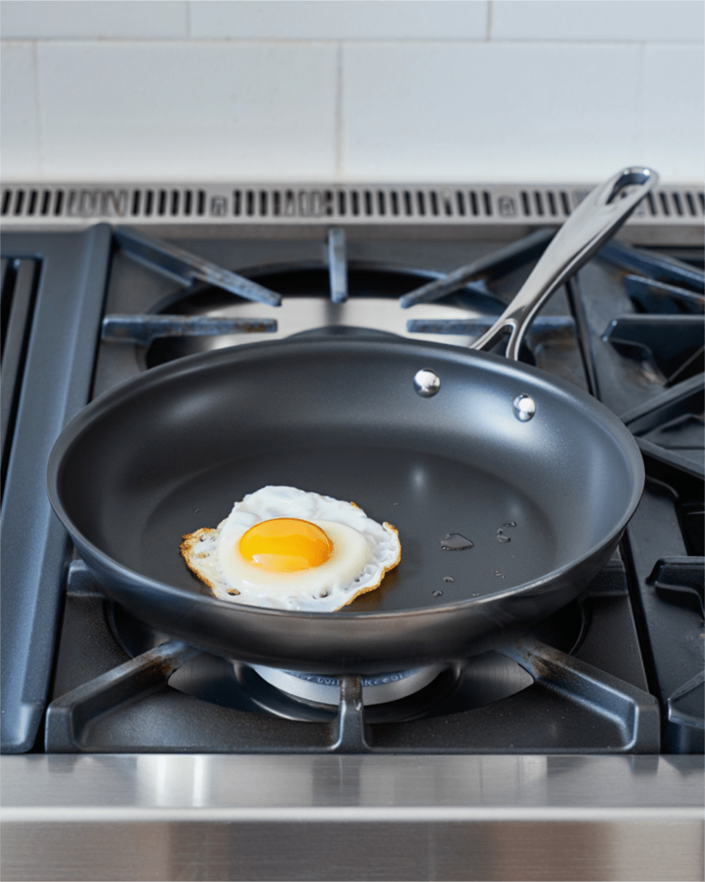 Kairon Carbon Glide on a stove