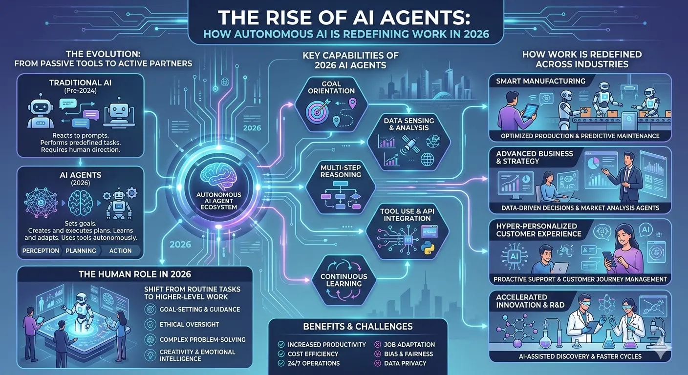 The Rise of AI Agents: How Autonomous AI Is Redefining Work in 2026 ...
