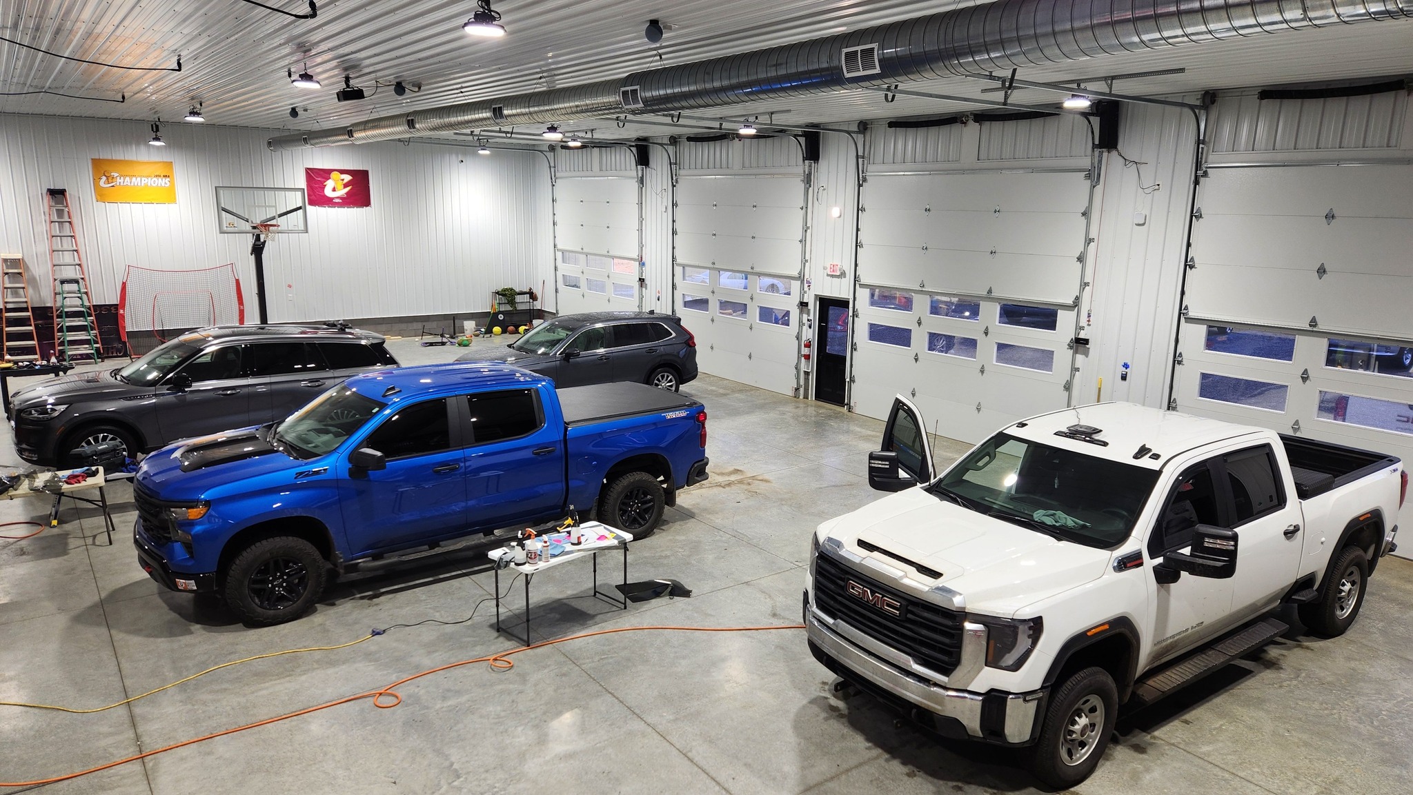 Inside the detail garage — Chillaxin 'N' Waxin
