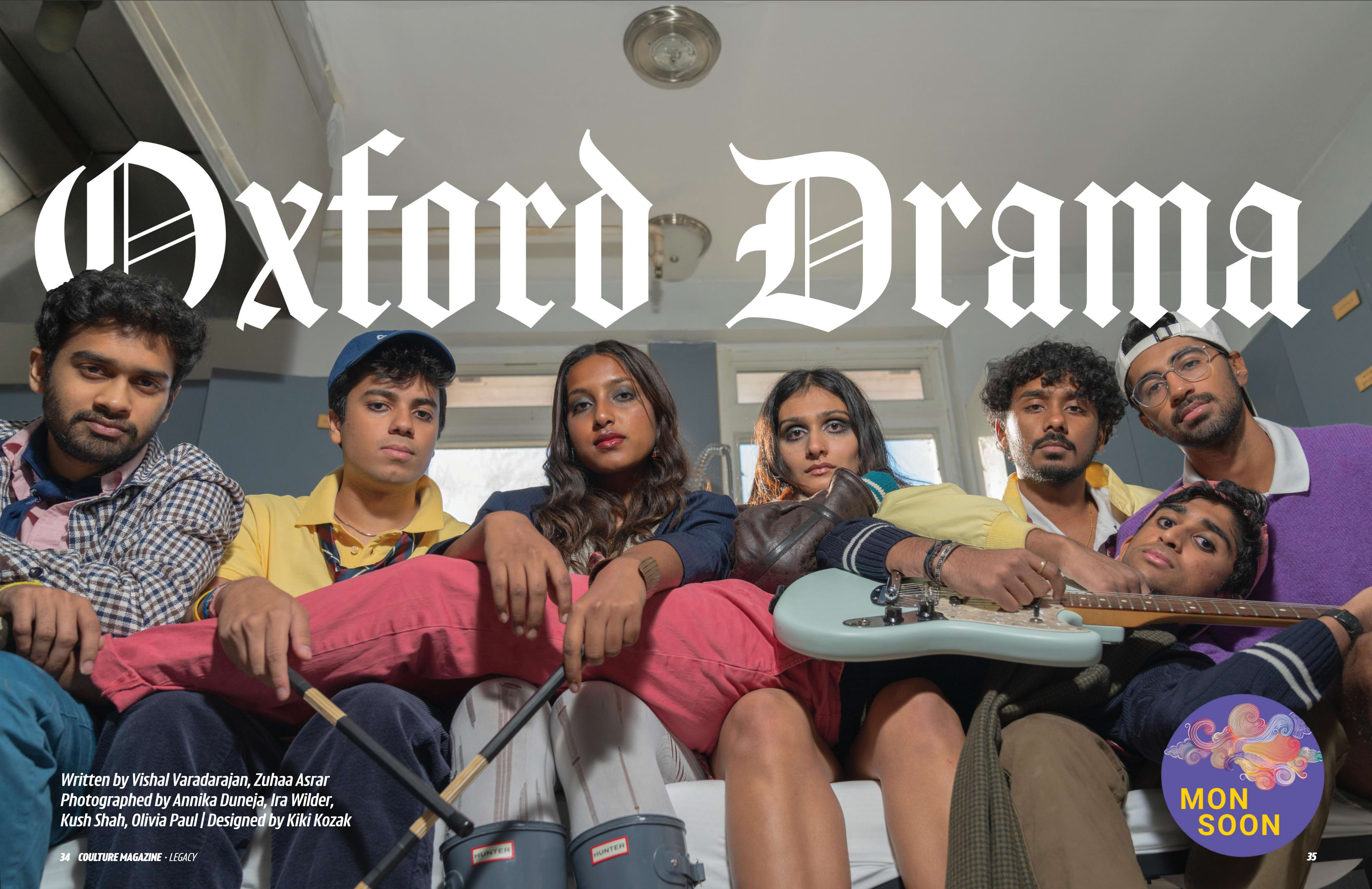 Oxford Drama editorial in Coulture Magazine, spread 1