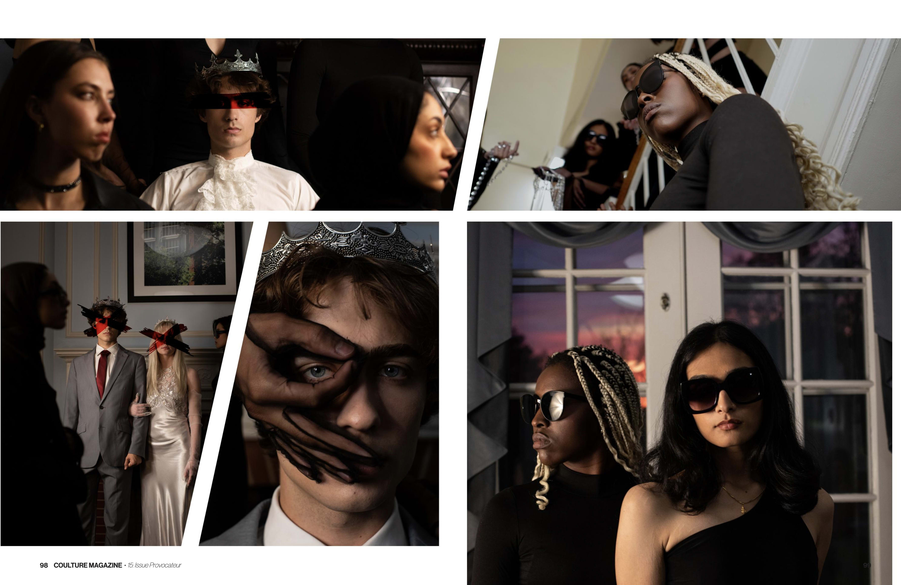 Royal Heist editorial in Coulture Magazine, spread 2