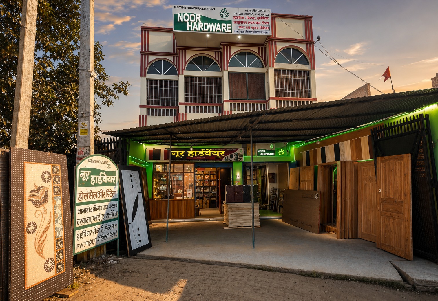 Noor Hardware showroom