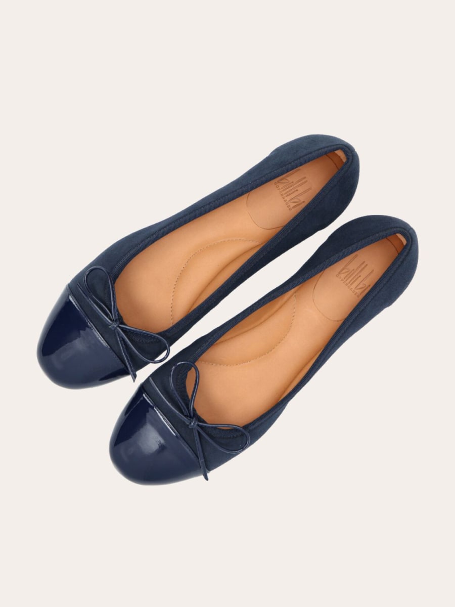 Ballerina A6021 navy suede