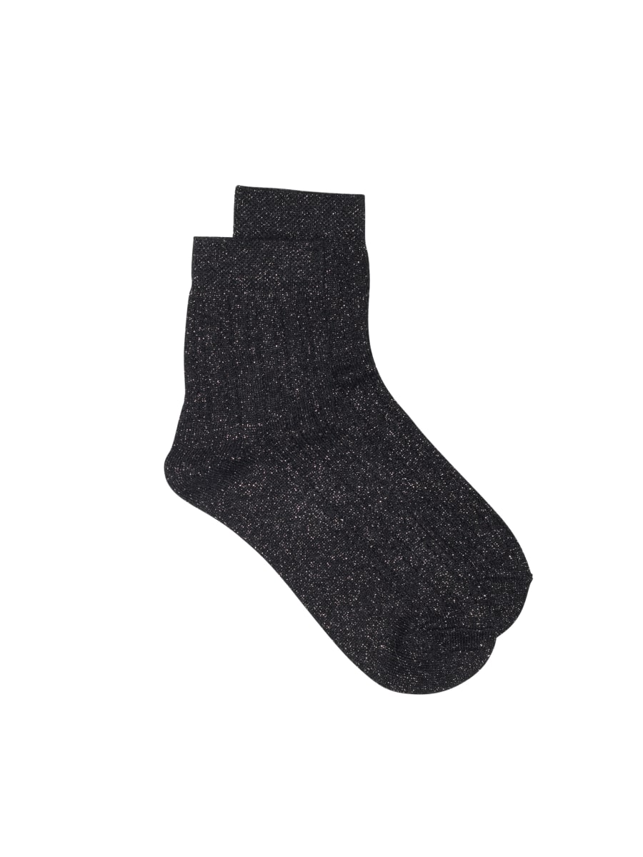 Adele Lurex Socks Black