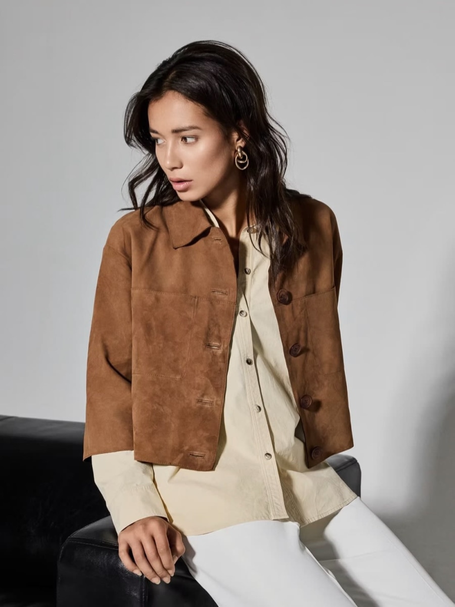 Como Suede Jacket Caramel