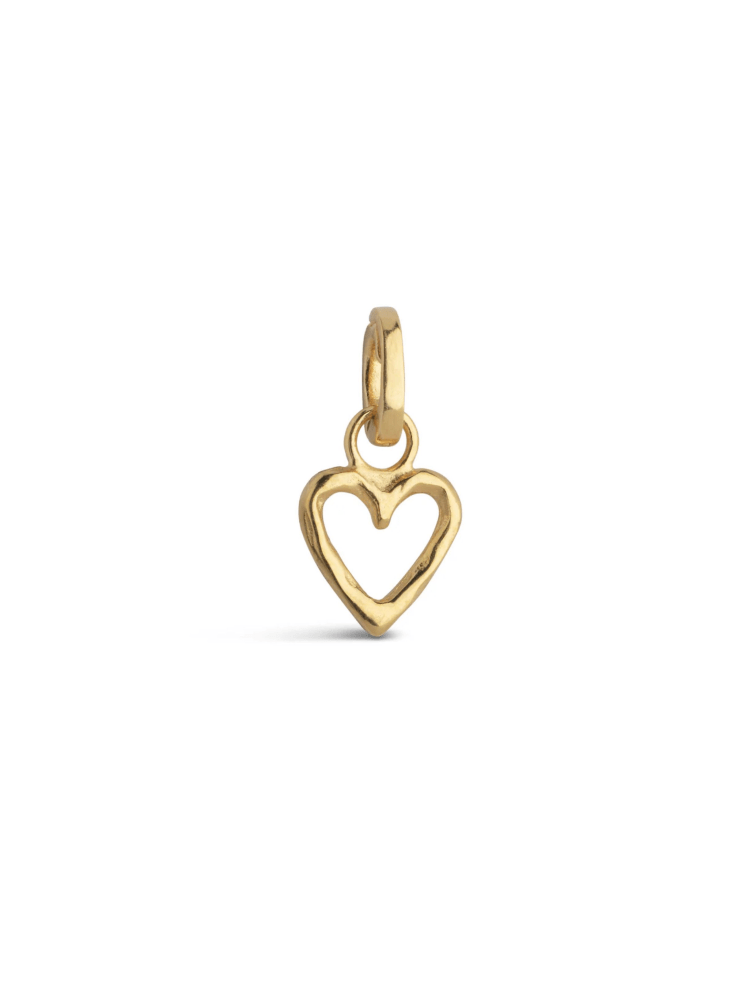 Charm, Organic Heart 925S/GP