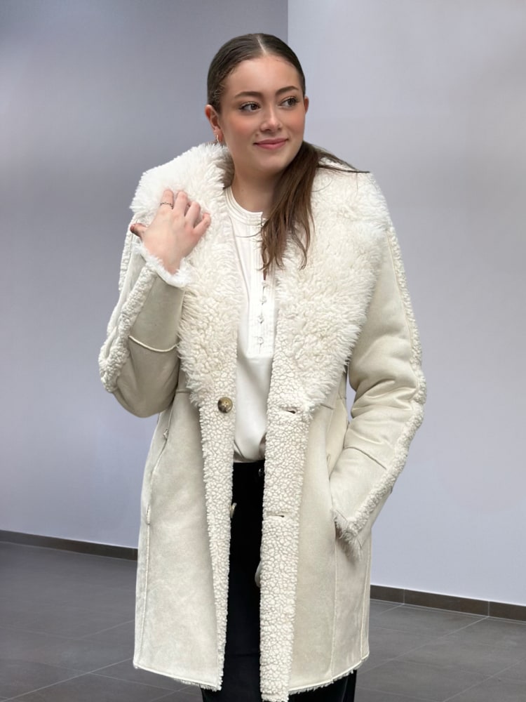 Andie Coat Offwhite