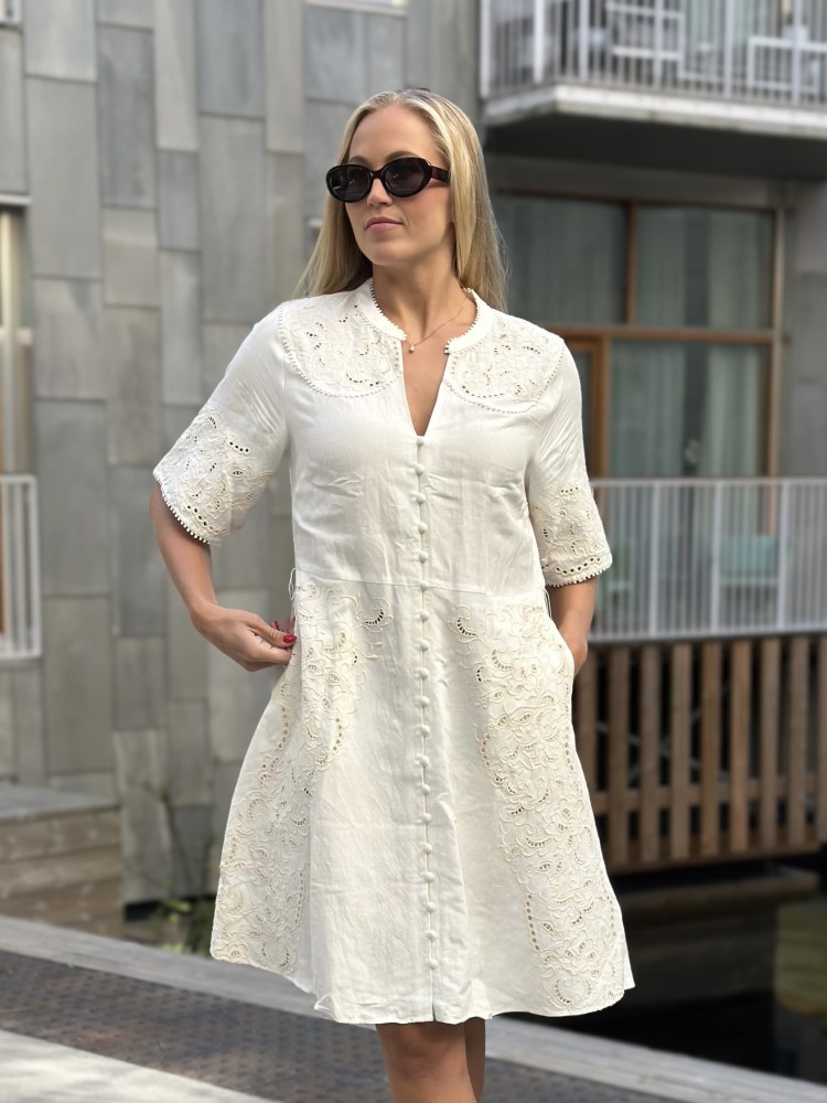 Gyra, knee dress Off White