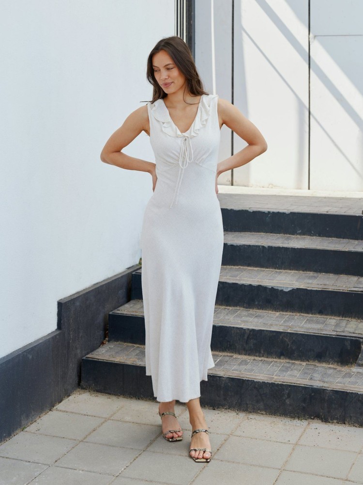 Jasma Linen Dress Natural