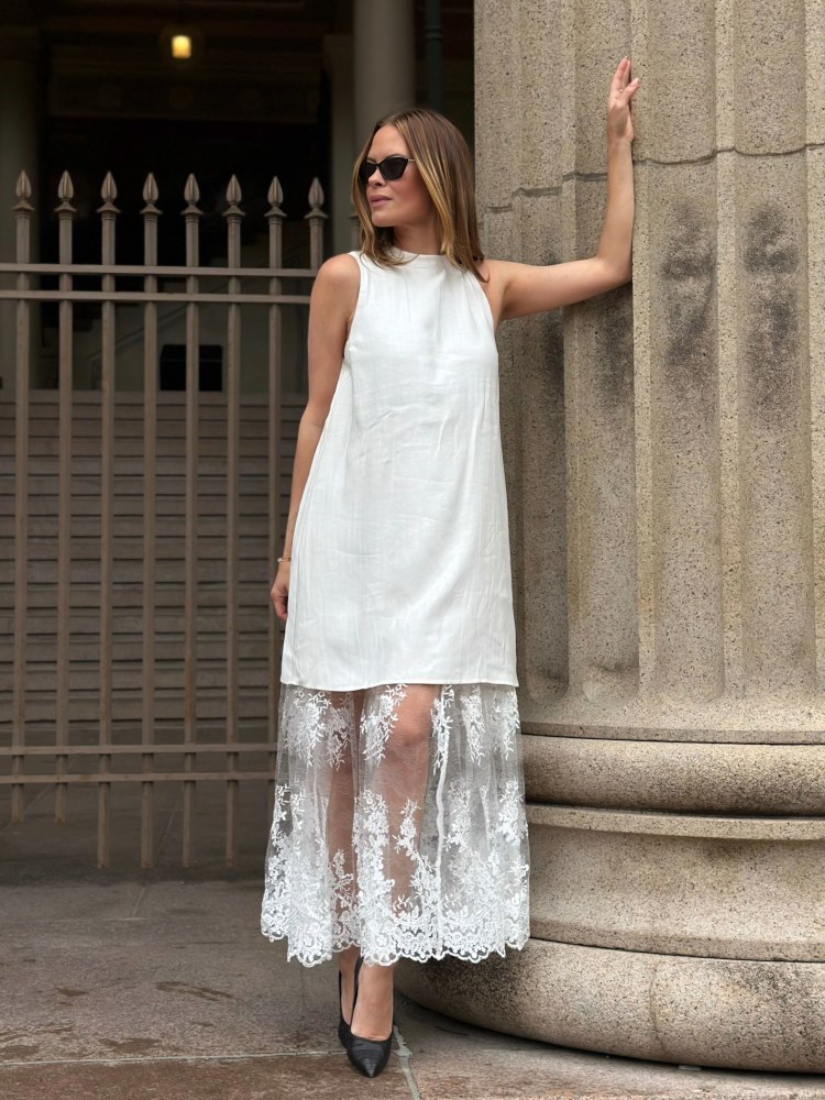 TENLEY DRESS Jet Stream