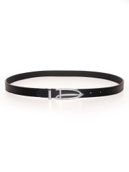 Florence D-Belt Silver Black