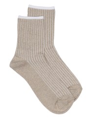 Adele Lurex Socks Neutral