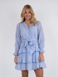 Ada S Voile Dress Light blue