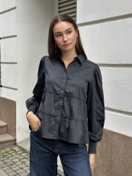 Isla Solid 95 Shirt Navy