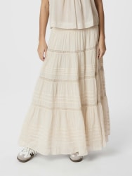 Felicia Voile Skirt Ivory