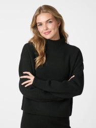 Paulina Knit Blouse Black