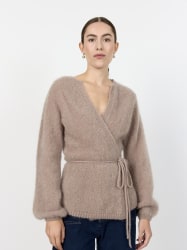 Noreen 7 Cardigan Light Taupe